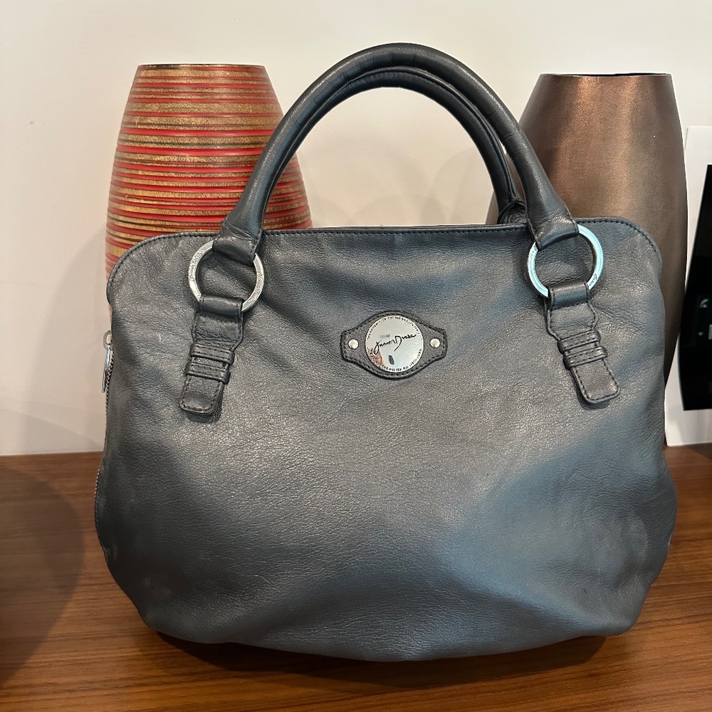Junior Drake Leather Satchel Bag